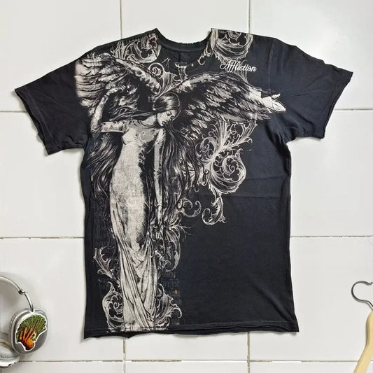 Affliction Style Dark Angel Shirt
